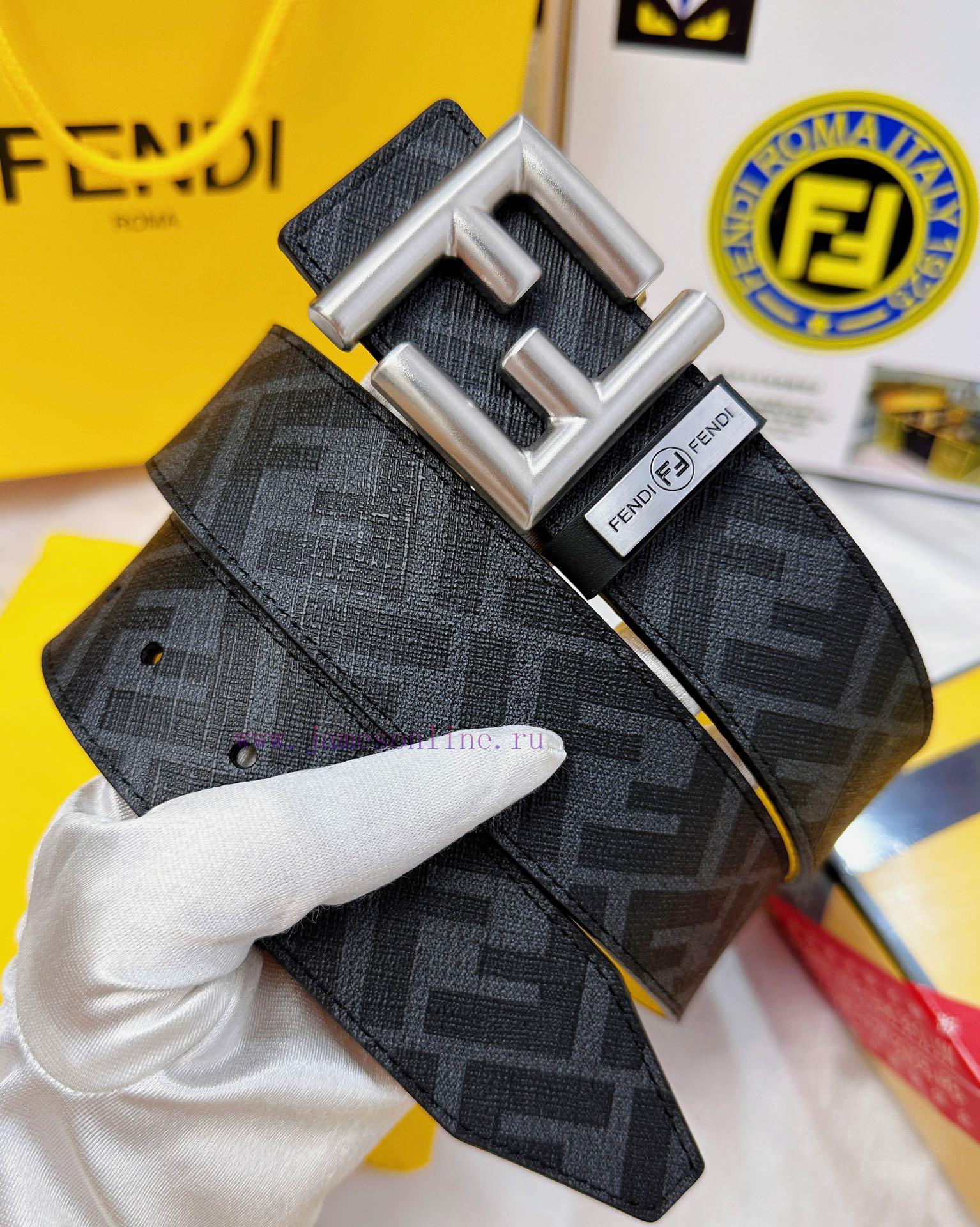 Belt FENDI Fendi ReproductionThe waistband is made of 100% imported top layer cowhide, ensur duq3lb5n - Image 3