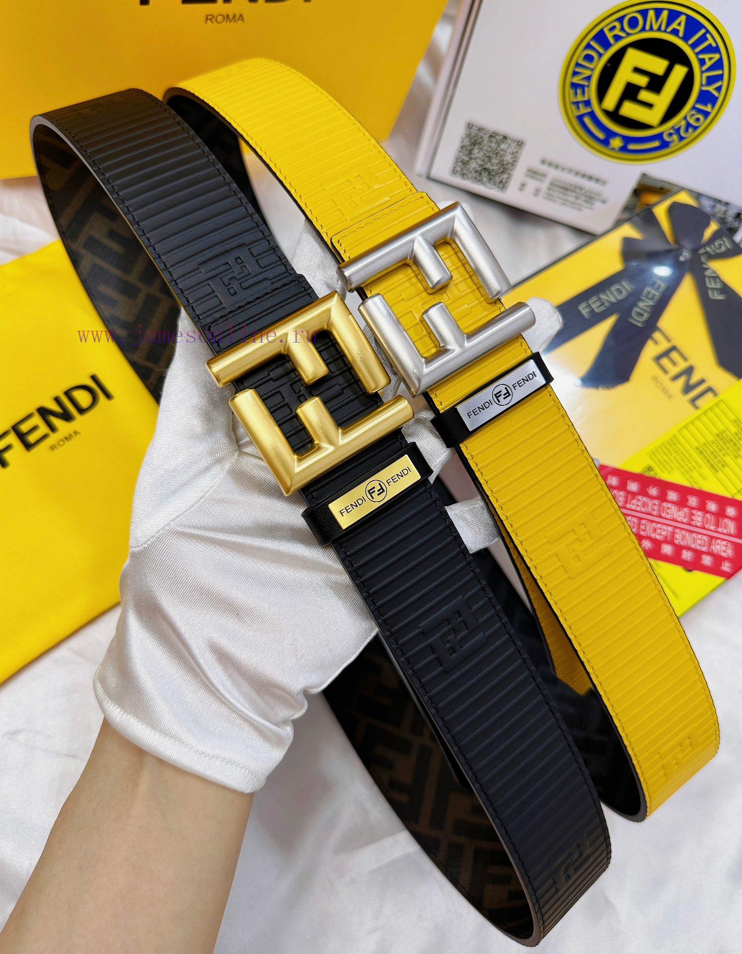 Belt FENDI Fendi ReproductionThe waistband is made of 100% imported top layer cowhide, ensur wffs67iz - Image 2