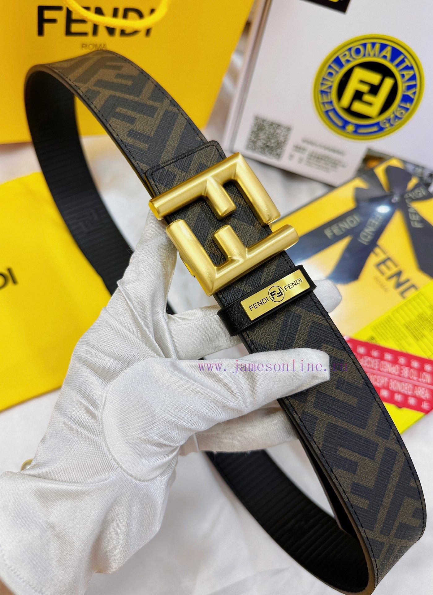 Belt FENDI Fendi ReproductionThe waistband is made of 100% imported top layer cowhide, ensur wffs67iz - Image 3