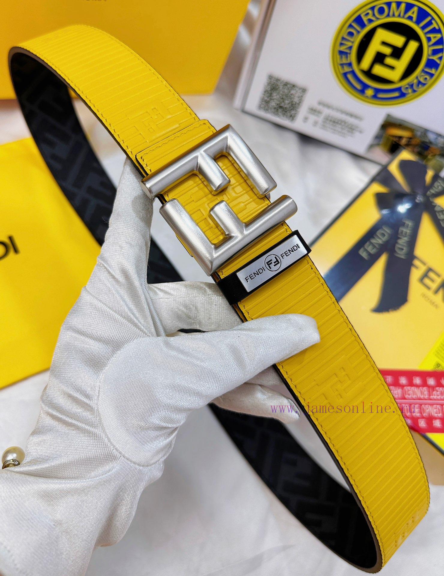 Belt FENDI Fendi ReproductionThe waistband is made of 100% imported top layer cowhide, ensur duq3lb5n - Image 8