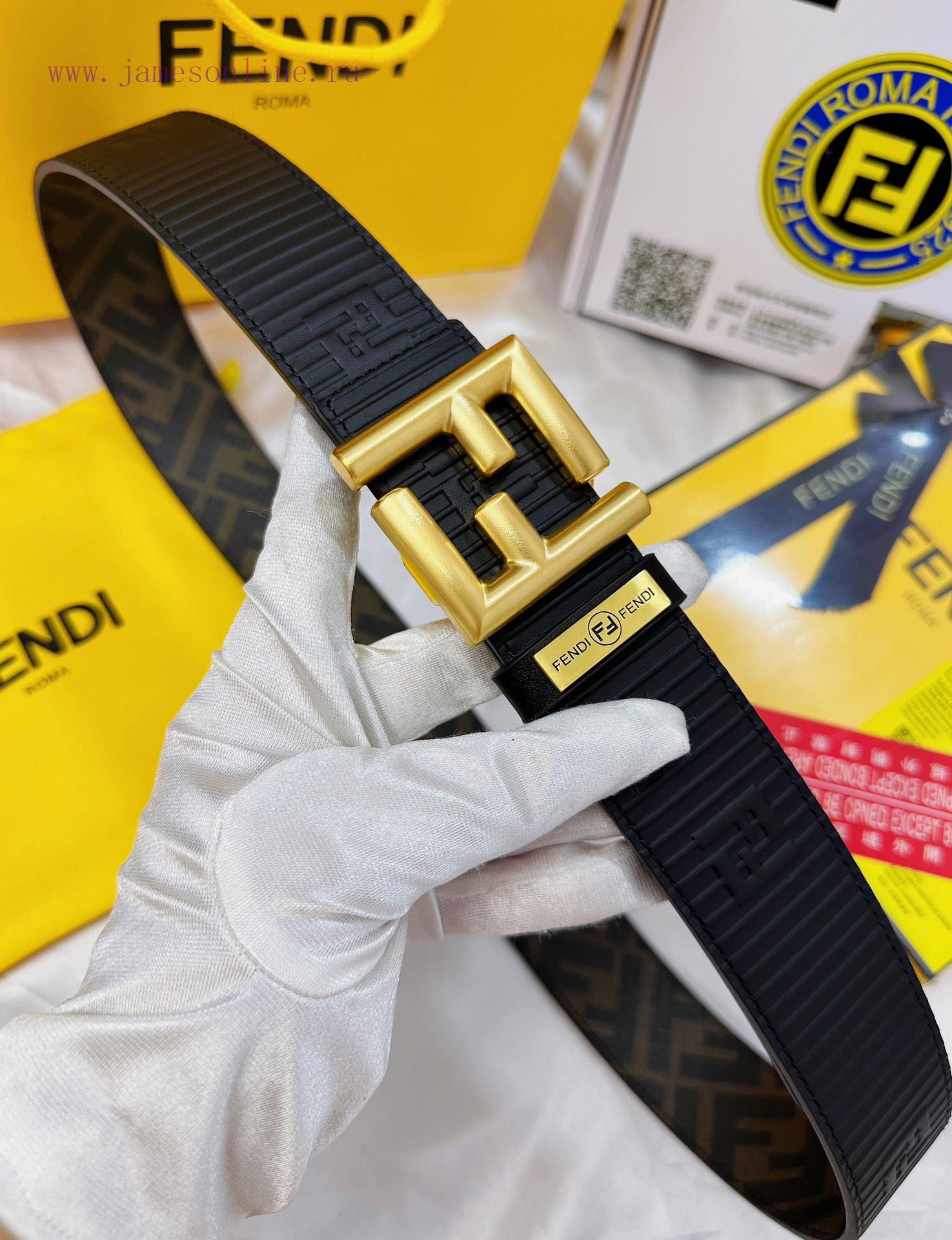 Belt FENDI Fendi ReproductionThe waistband is made of 100% imported top layer cowhide, ensur duq3lb5n - Image 10