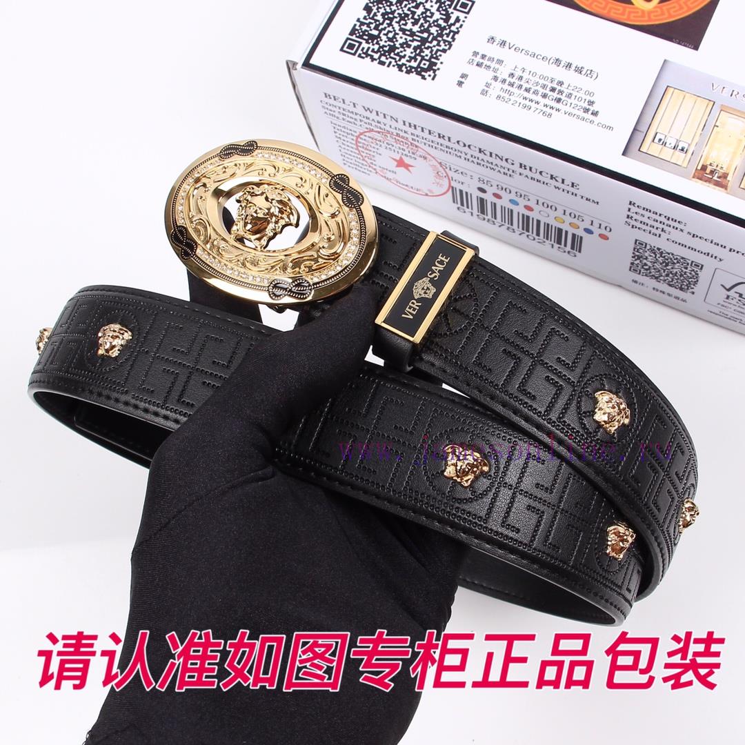 Versace Ver…sace️Identify and receive a punch as a giftThe material is 100% cowhide, ensurin 51ty16hf - Image 3