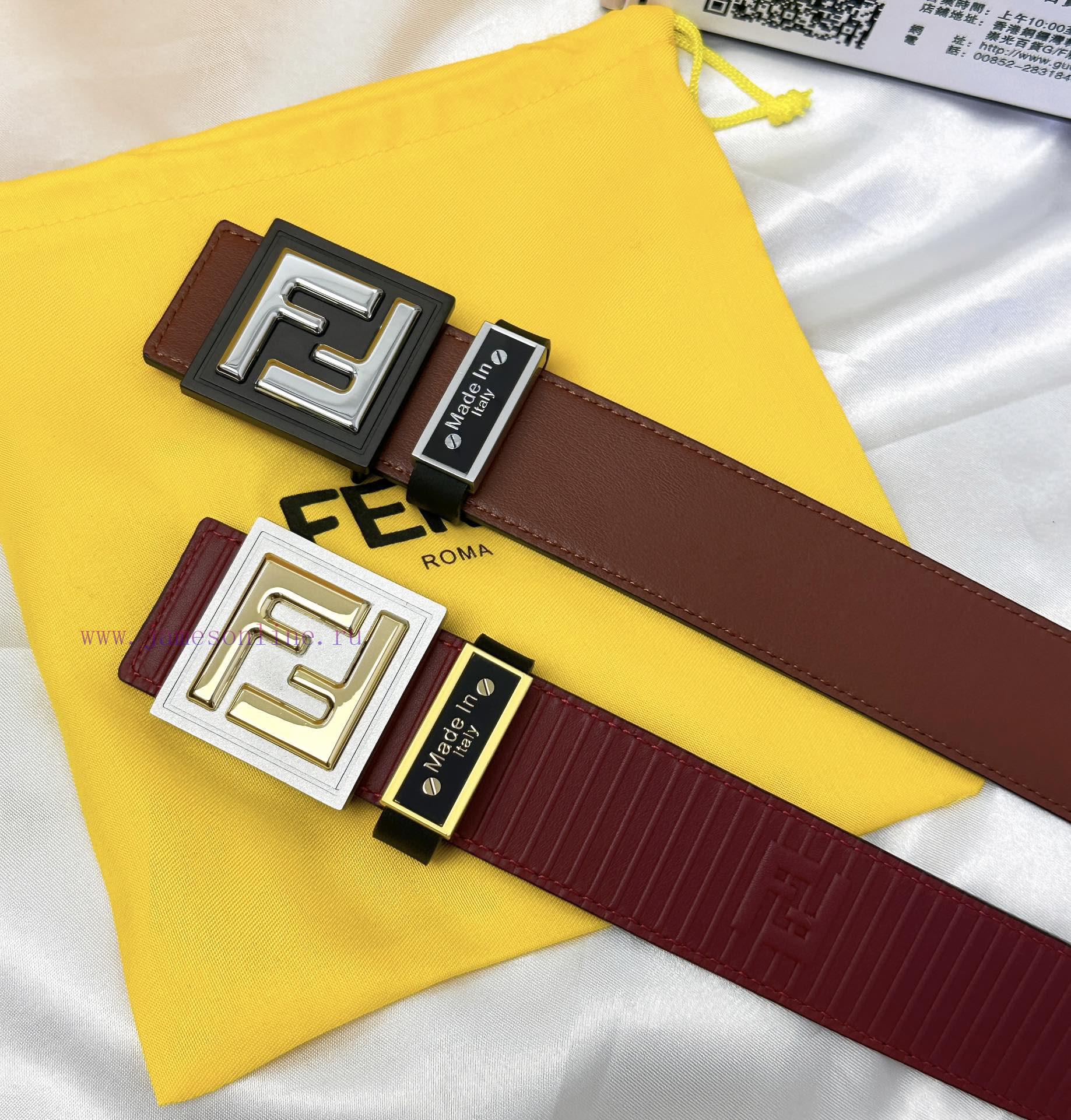 Belt FENDI Fendi ReproductionThe waistband is made of 100% cowhide, ensuring a double layere u2y2z88c - Image 10