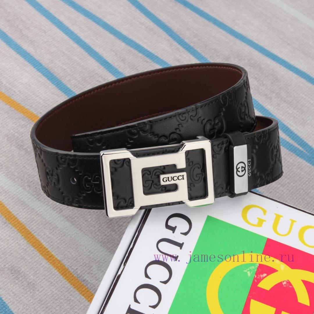 Belt and belt Gucci leather beltMen's belt material: 100% head layer cowhide belt, guarantee zbdhuunv - Image 4