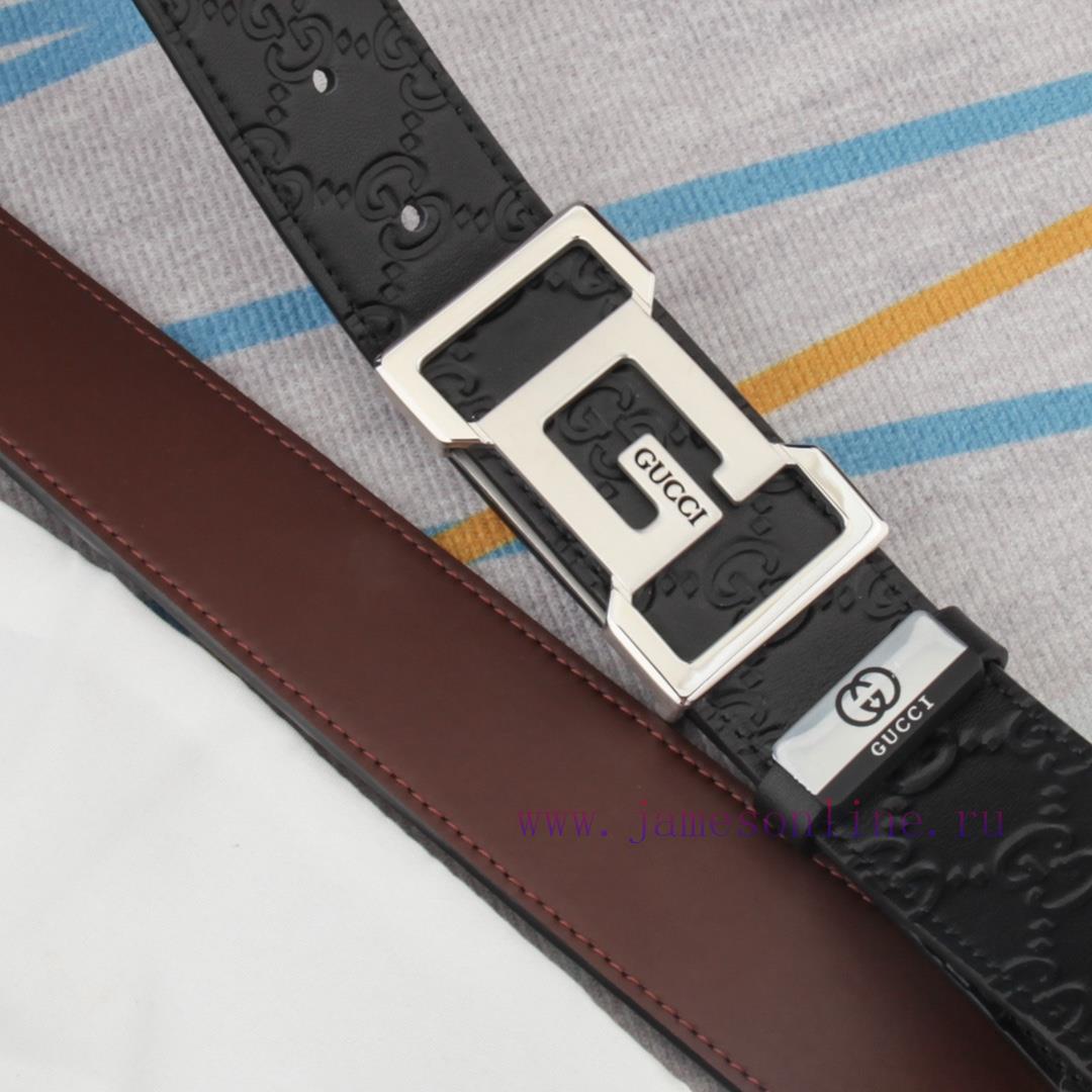 Belt and belt Gucci leather beltMen's belt material: 100% head layer cowhide belt, guarantee zbdhuunv - Image 5