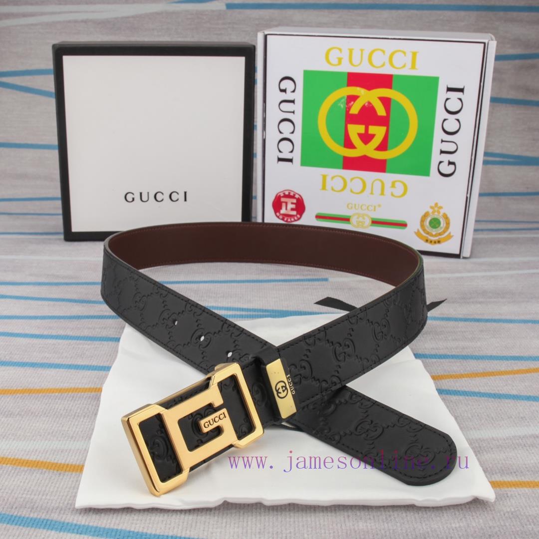 Belt and belt Gucci leather beltMen's belt material: 100% head layer cowhide belt, guarantee dctl7ln3 - Image 6