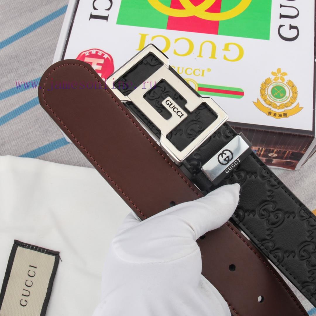 Belt and belt Gucci leather beltMen's belt material: 100% head layer cowhide belt, guarantee zbdhuunv - Image 9