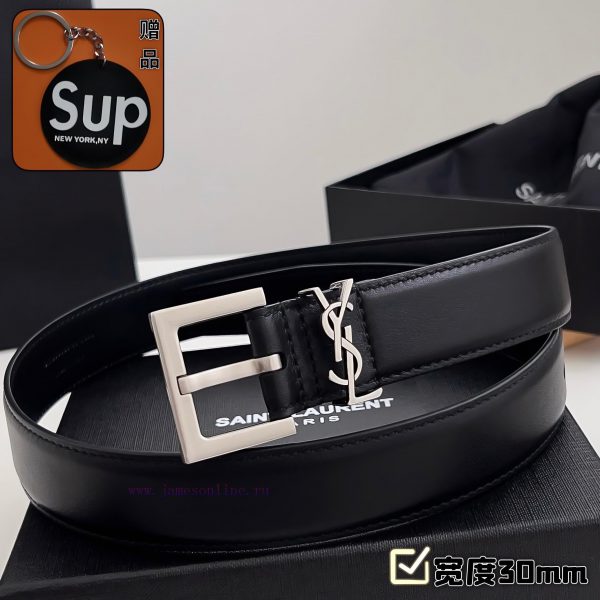 Female version Y.S.LComplete set of free keytag casual belt series with simple metal logo, s ob1iq85v