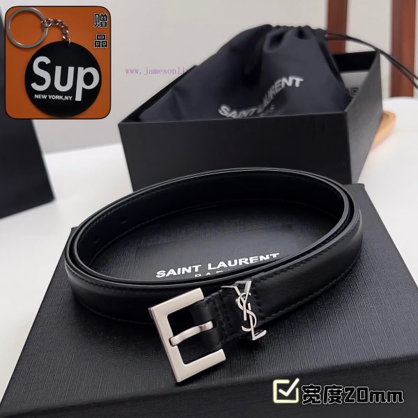 Female version Y.S.LComplete set of free keytag casual belt series with simple metal logo, s byh8mud8