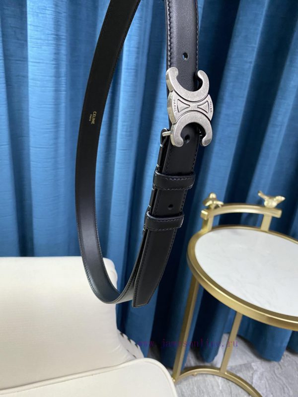 Celine Women's Belt, Women's Belt Series Specification 25mm Triumphal Arch Series with Compl 0owbyx3z